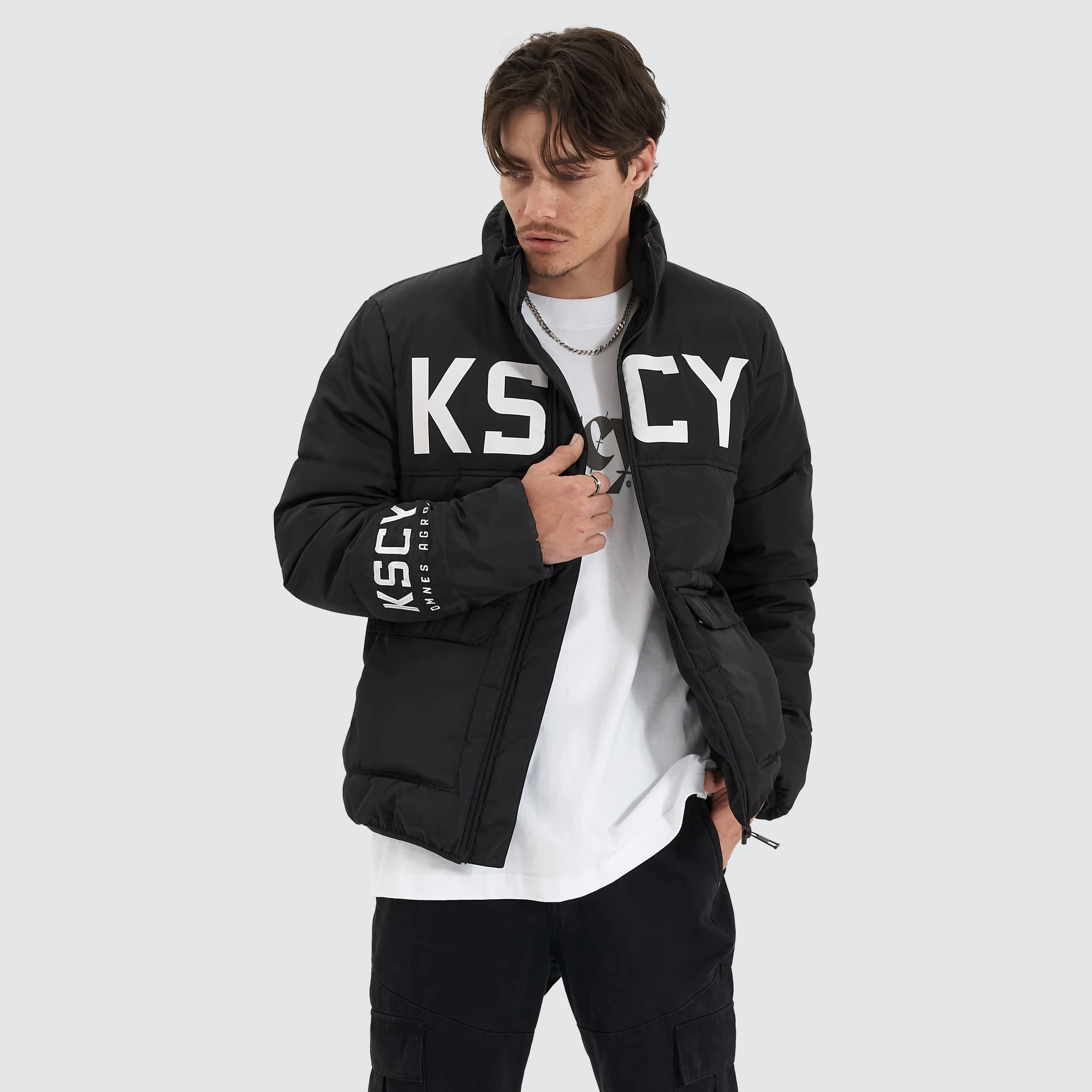 Infinity Puffer Jacket Black
