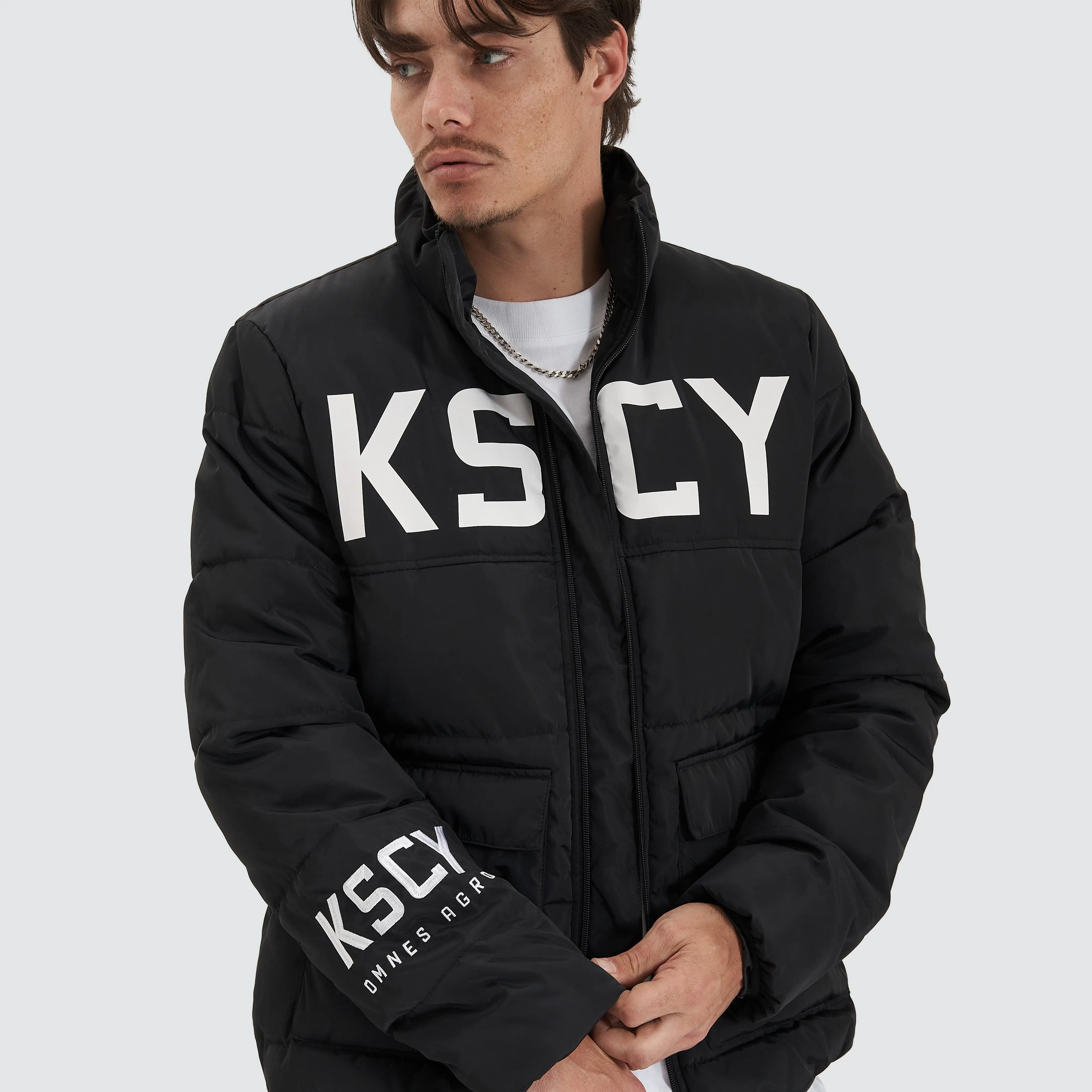 Infinity Puffer Jacket Black