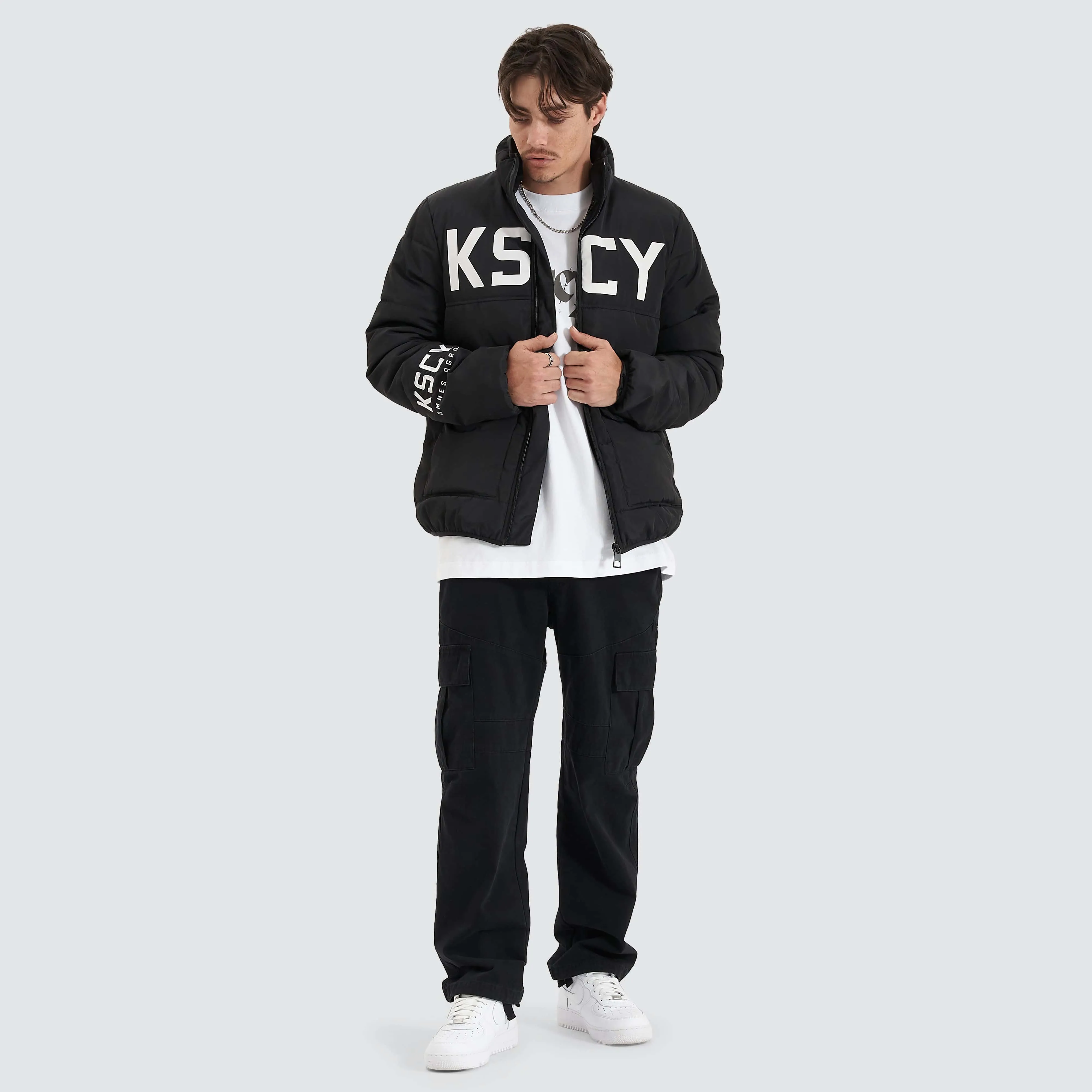 Infinity Puffer Jacket Black