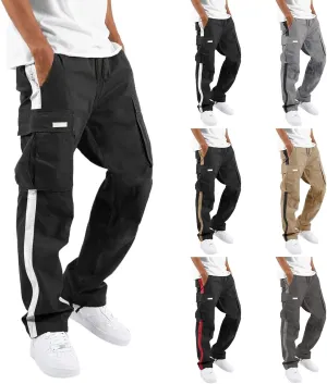 Khaki Pants Mens Mens Fashion Joggers Sports Pants Cotton Cargo Pants Sweatpants Trousers Mens Long Pants A027