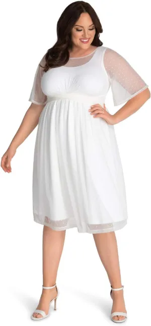 Kiyonna Women's Plus Size Stars A-line Wedding Dress