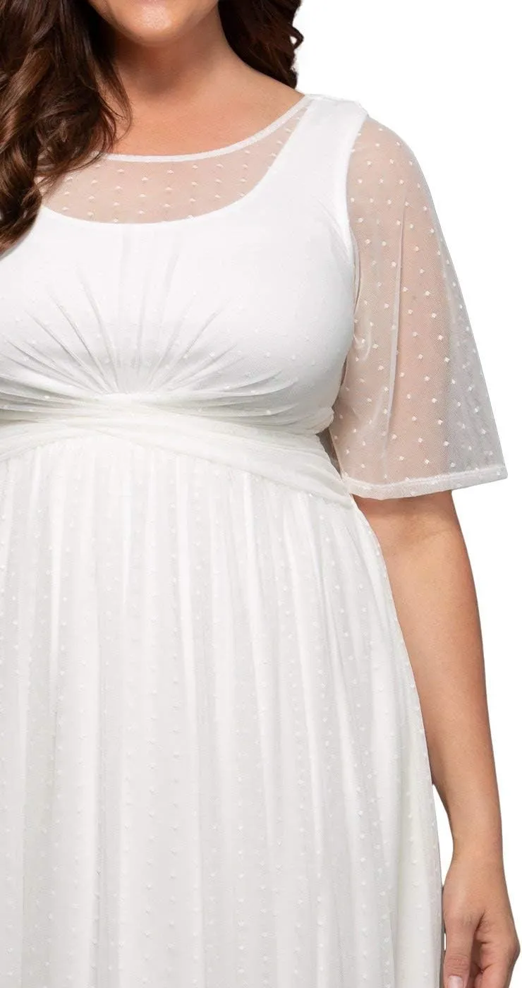 Kiyonna Women's Plus Size Stars A-line Wedding Dress