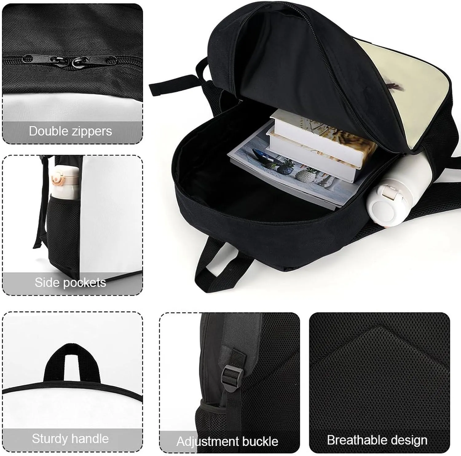 Laptop Backpack Casual Daypack Waterproof Cute Animal Computer Bag Business Work Bag for Travel