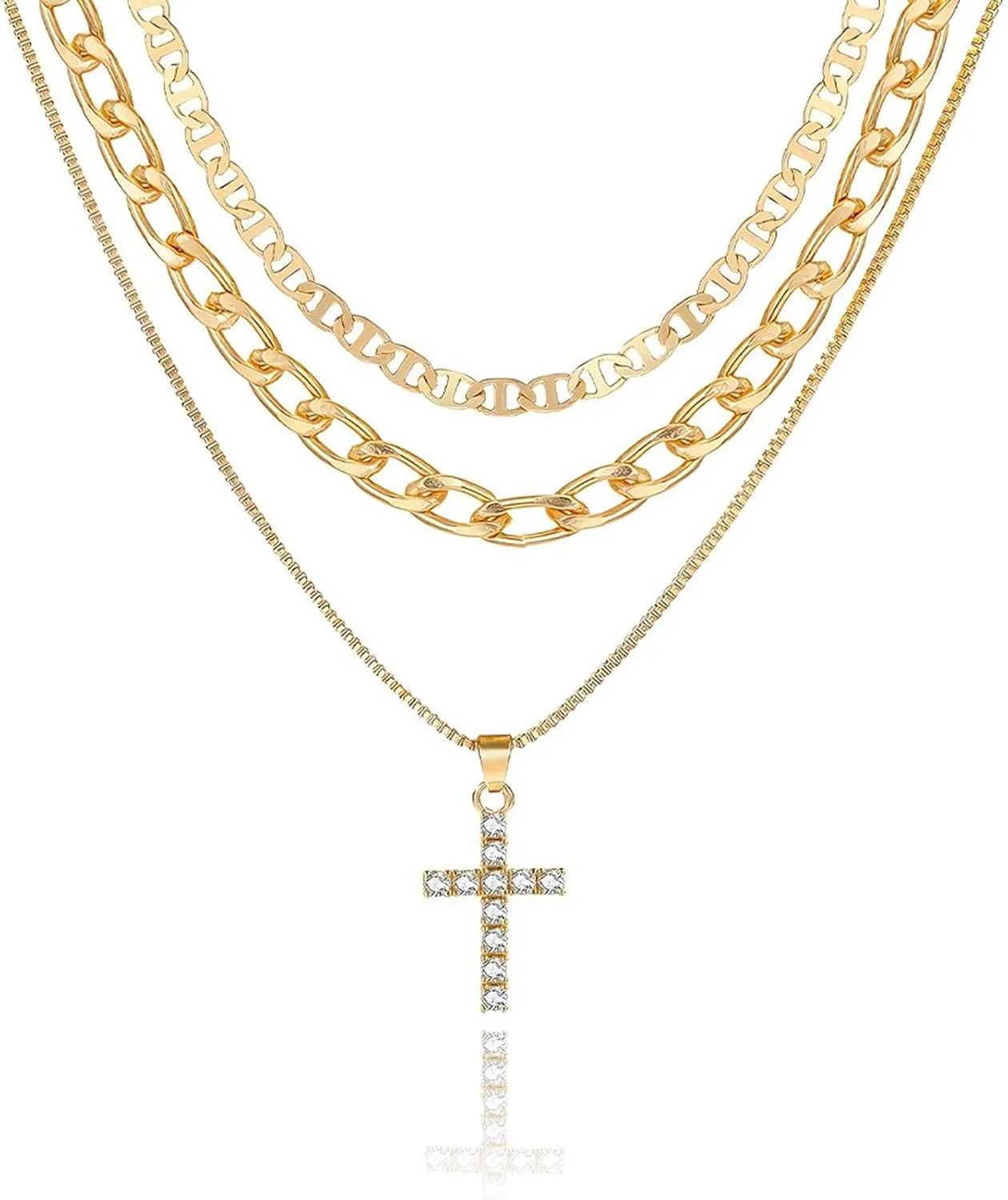 Layered necklaces for women, Gold necklace stack, Gold stacked necklaces, Stack able necklaces for women, Gold necklace stack for women,Womens layered necklacesStack able necklaces for women gold