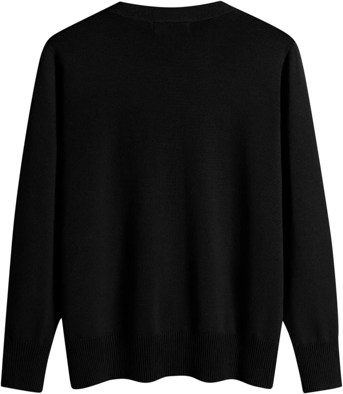 Light Weight Sweaters for Women Casual v Neck Button Up Knit Cardigan Open Front Solid Outwear Coats Fall Fashion