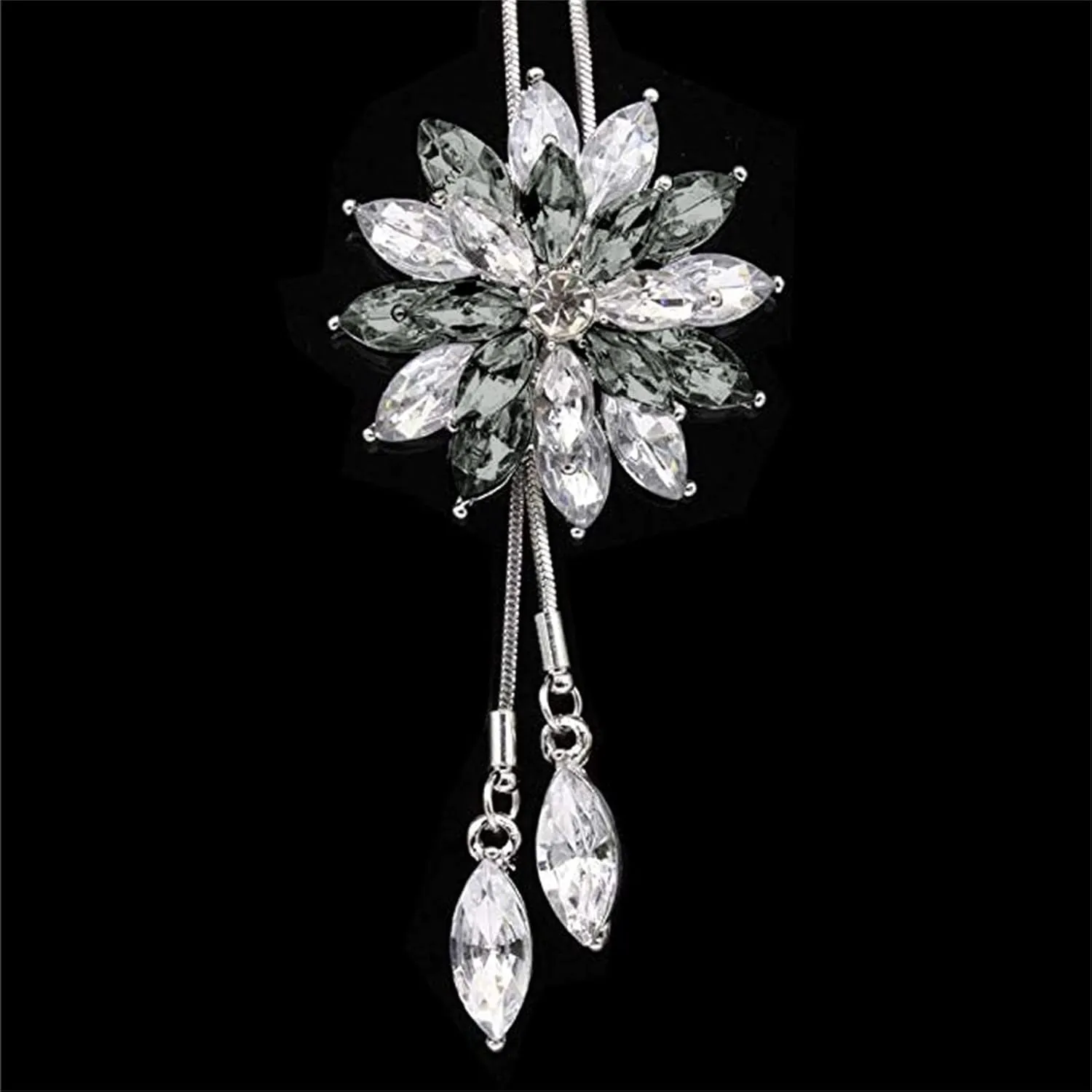 Long Pendant Necklaces for Women,Sterling Sliver Tassel Sweater Chain Trendy Jewelry Gift for Mothers Day Christmas Birthday