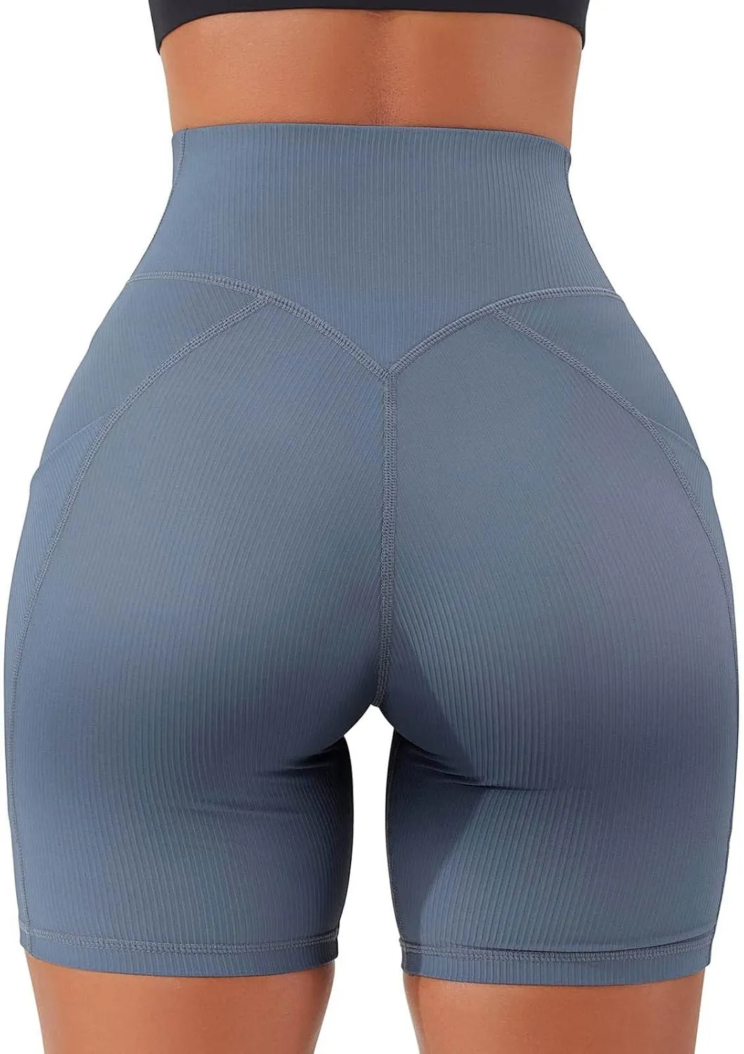 Maternity Yoga Shorts Biker Women High Waisted Shorts Shorts Butt Cross Waist Workout Lifting V Yoga Shorts