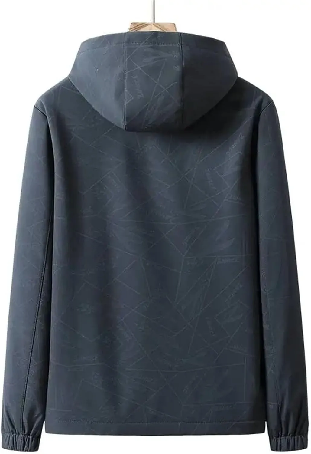 Men Windproof Waterproof Sport Jackets Coats Casual Hooded Prints Outdoor Jackets Tops
