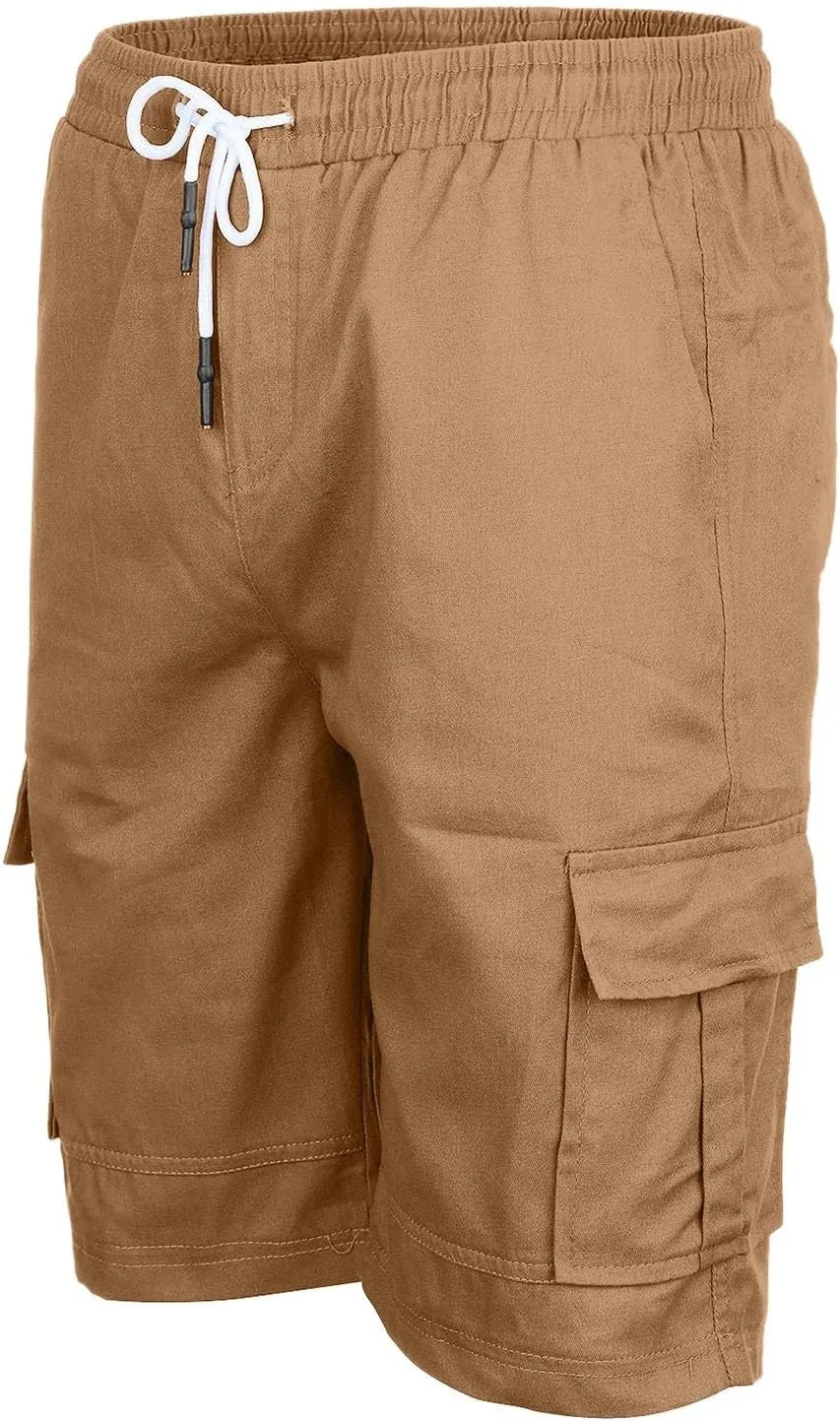 Mens 2024 Cargo Shorts Multi Pockets Combat Track Fashion Outdoor Hiking Bermuda Solid Hipster Street Versatile Casual Pants