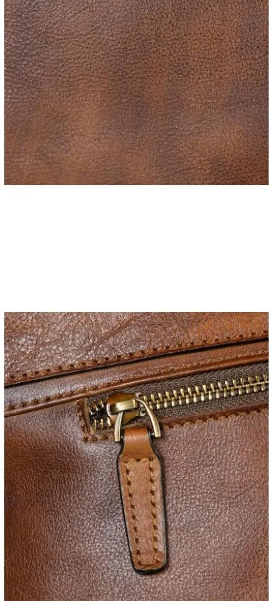 Mens Backpacks Genuine Leather Laptop Bags Briefcases Luggage Travel Bags Casual Daypack Messenger Shoulder Bags