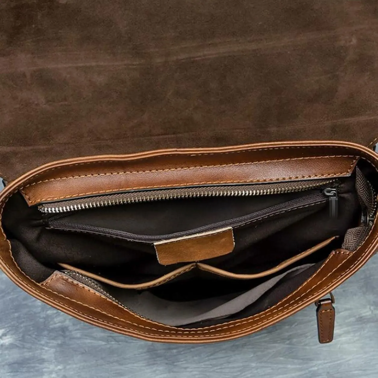 Mens Backpacks Genuine Leather Laptop Bags Briefcases Luggage Travel Bags Casual Daypack Messenger Shoulder Bags