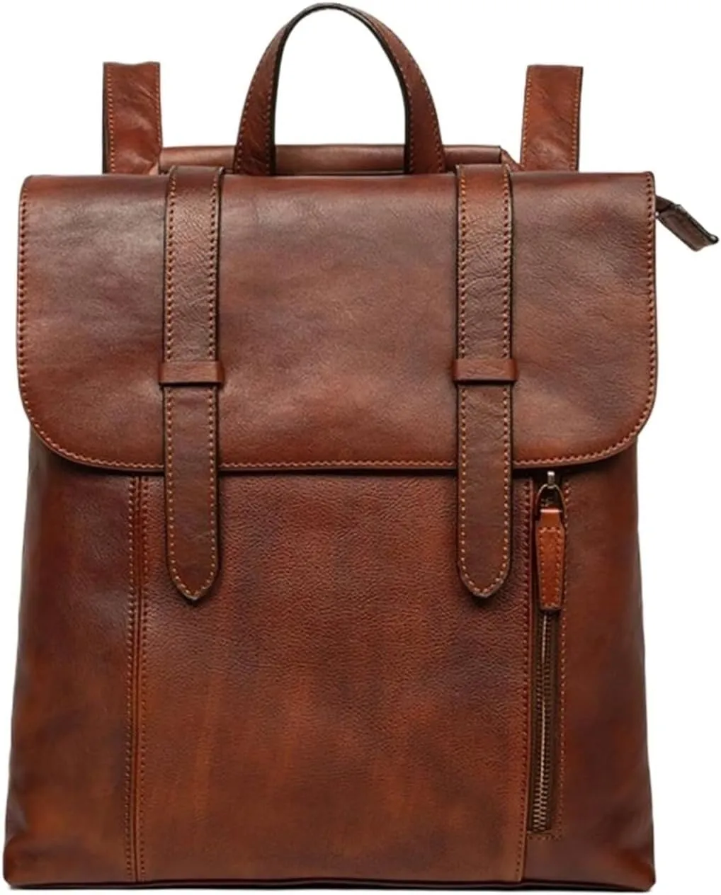 Mens Backpacks Genuine Leather Laptop Bags Briefcases Luggage Travel Bags Casual Daypack Messenger Shoulder Bags