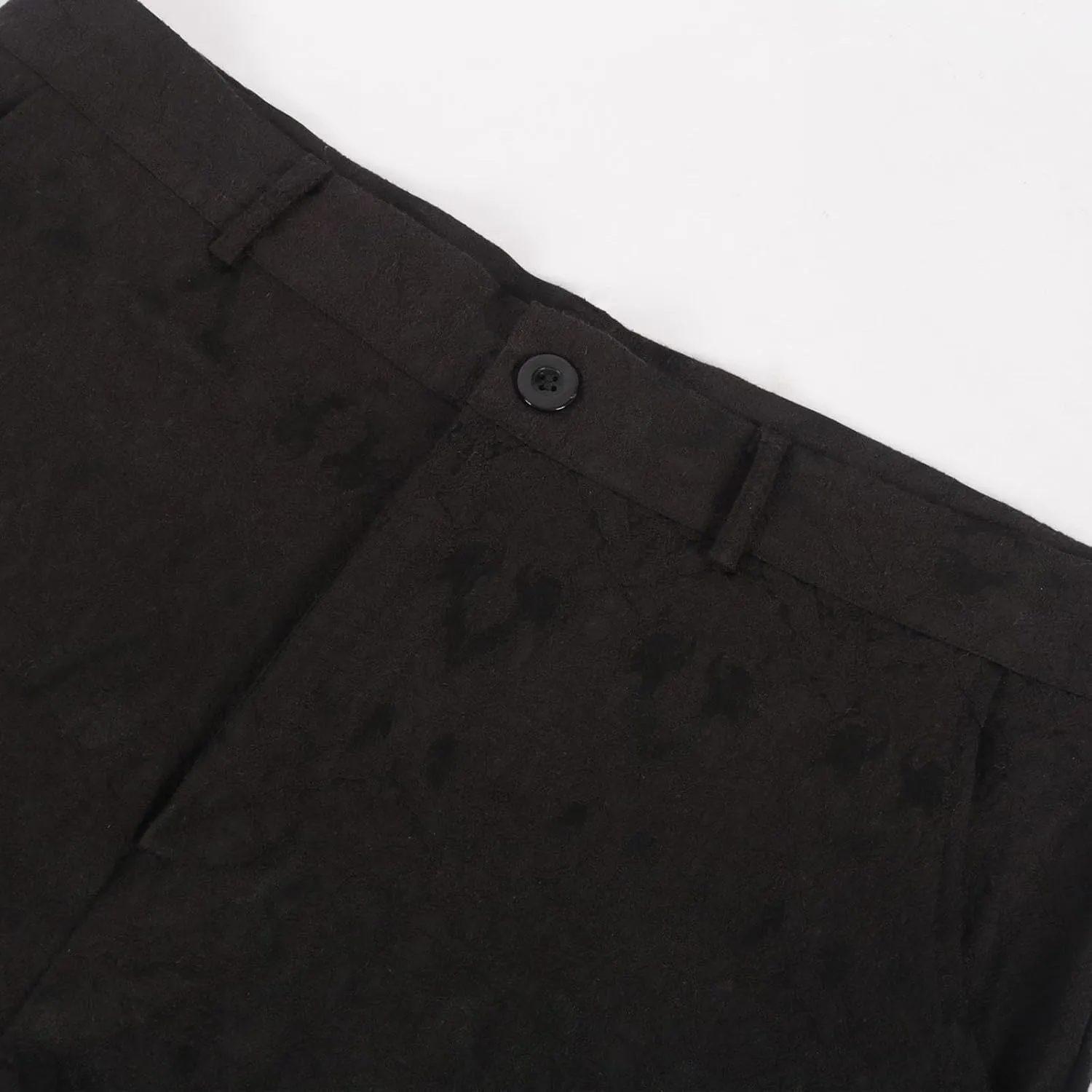 Men's Formal Slim Fit Dress Pants Elastic Waist Tailored Trousers Office Straight Stretch Workwear Business