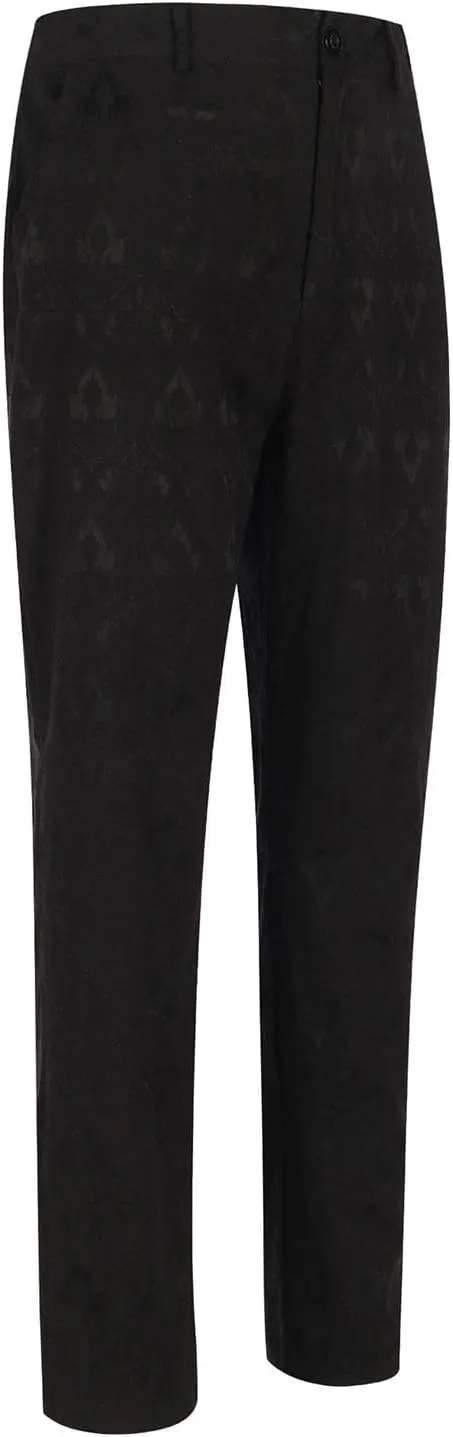 Men's Formal Slim Fit Dress Pants Elastic Waist Tailored Trousers Office Straight Stretch Workwear Business