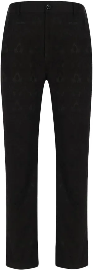 Men's Formal Slim Fit Dress Pants Elastic Waist Tailored Trousers Office Straight Stretch Workwear Business