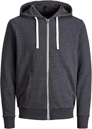Mens Hoodies 2024 Trendy Lightweight Full Zip Hooded Sweatshirt Jacket Fashion Long Sleeve Solid Slim Fit Sport Caots