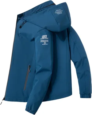 Mens Jackets Lightweight Rain Gear for Men Waterproof Casual Stylish Warm Winter Coat Snow Windbreaker Sweatshirt