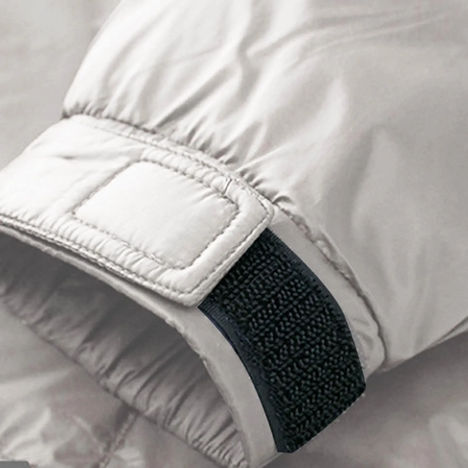 Men's Puffer Jacket Stand Collar Down Coats Winter Warm Cotton Padded Bubble Coat with Pockets