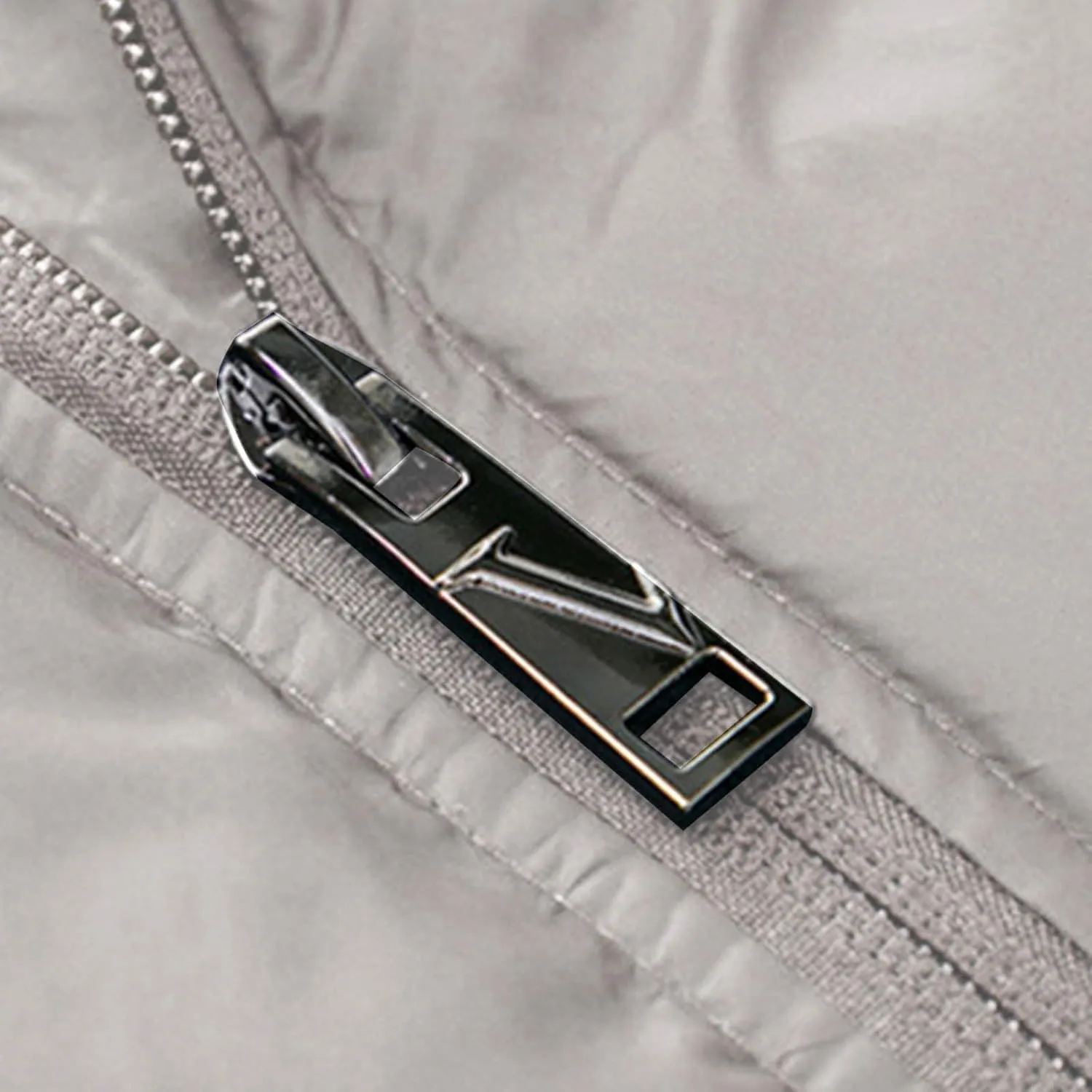 Men's Puffer Jacket Stand Collar Down Coats Winter Warm Cotton Padded Bubble Coat with Pockets