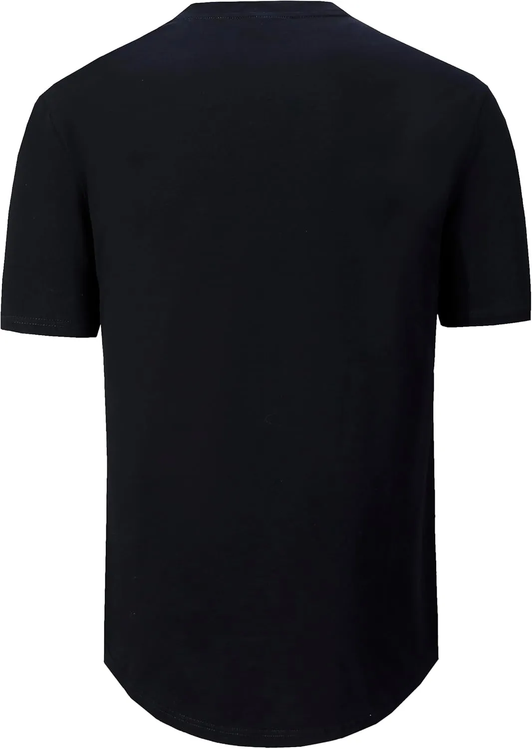 Men's Short Sleeve Longline T-Shirts - Premiu Hipster Hip Hop Tees for Men
