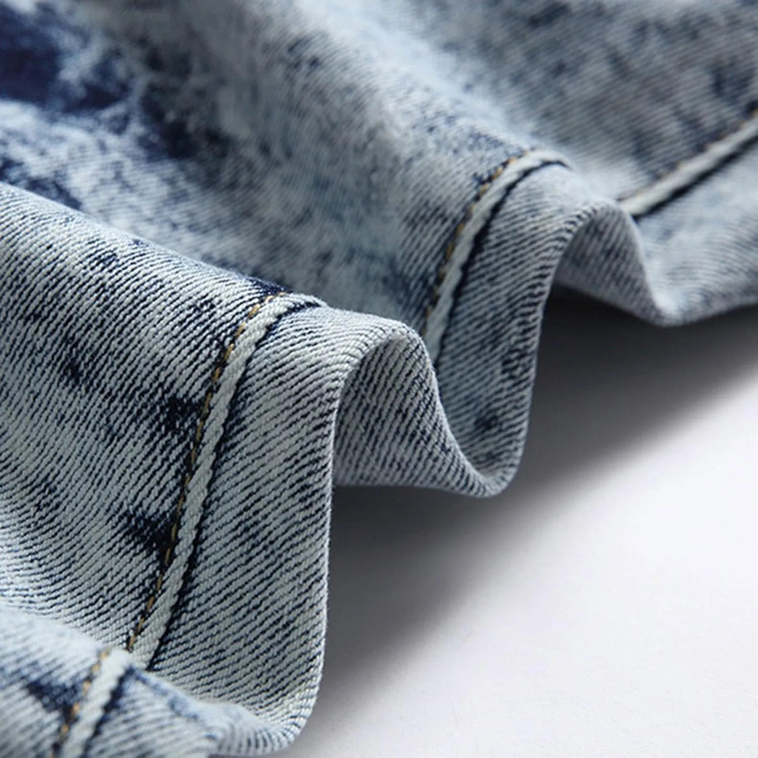 Mens Trend Ripped Jeans Distressed Hipster Street Straight Leg Plus Size Denim Pants Relaxed Fit Stretch Skinny Classic Jean