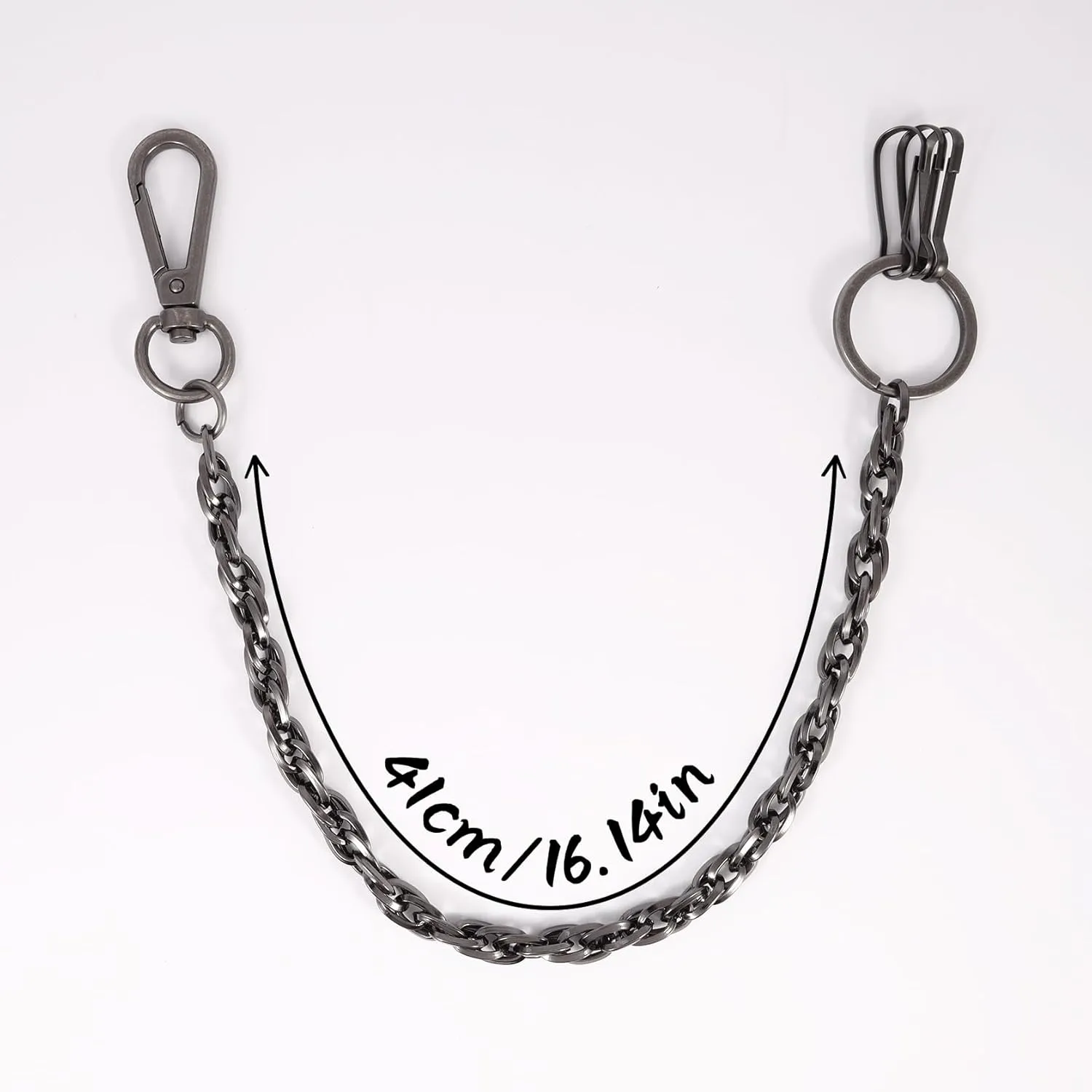 MILAKOO Jeans Chains for Men Hip-hop Emo Biker Cool Chains Belt Unisex Punk Chains for Pants