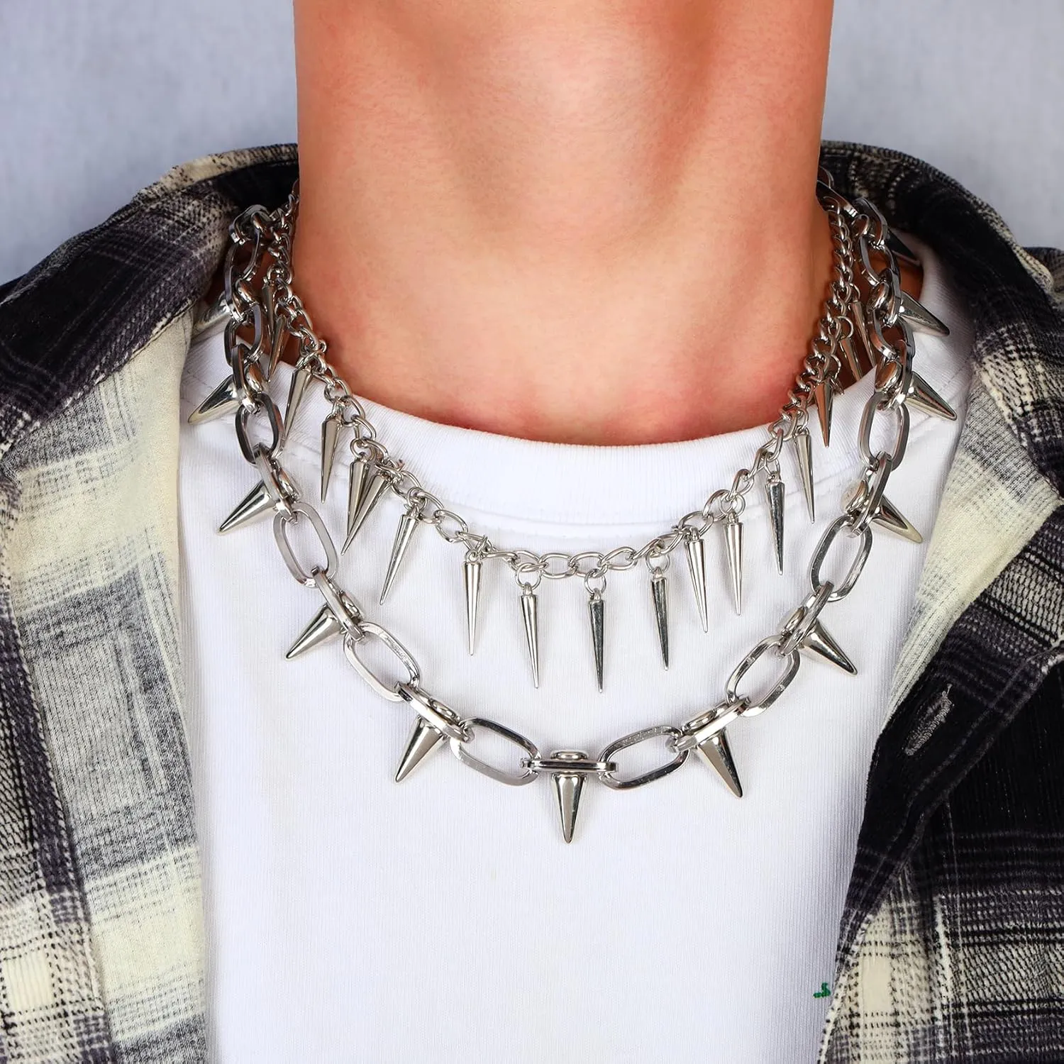 MILAKOO Jeans Chains for Men Hip-hop Emo Biker Cool Chains Belt Unisex Punk Chains for Pants