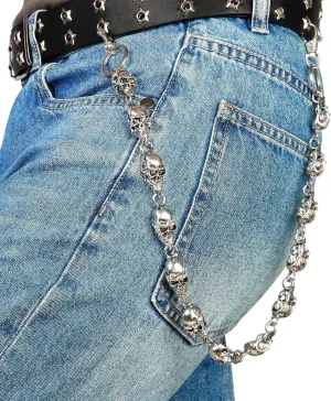 MILAKOO Jeans Chains for Men Hip-hop Emo Biker Cool Chains Belt Unisex Punk Chains for Pants
