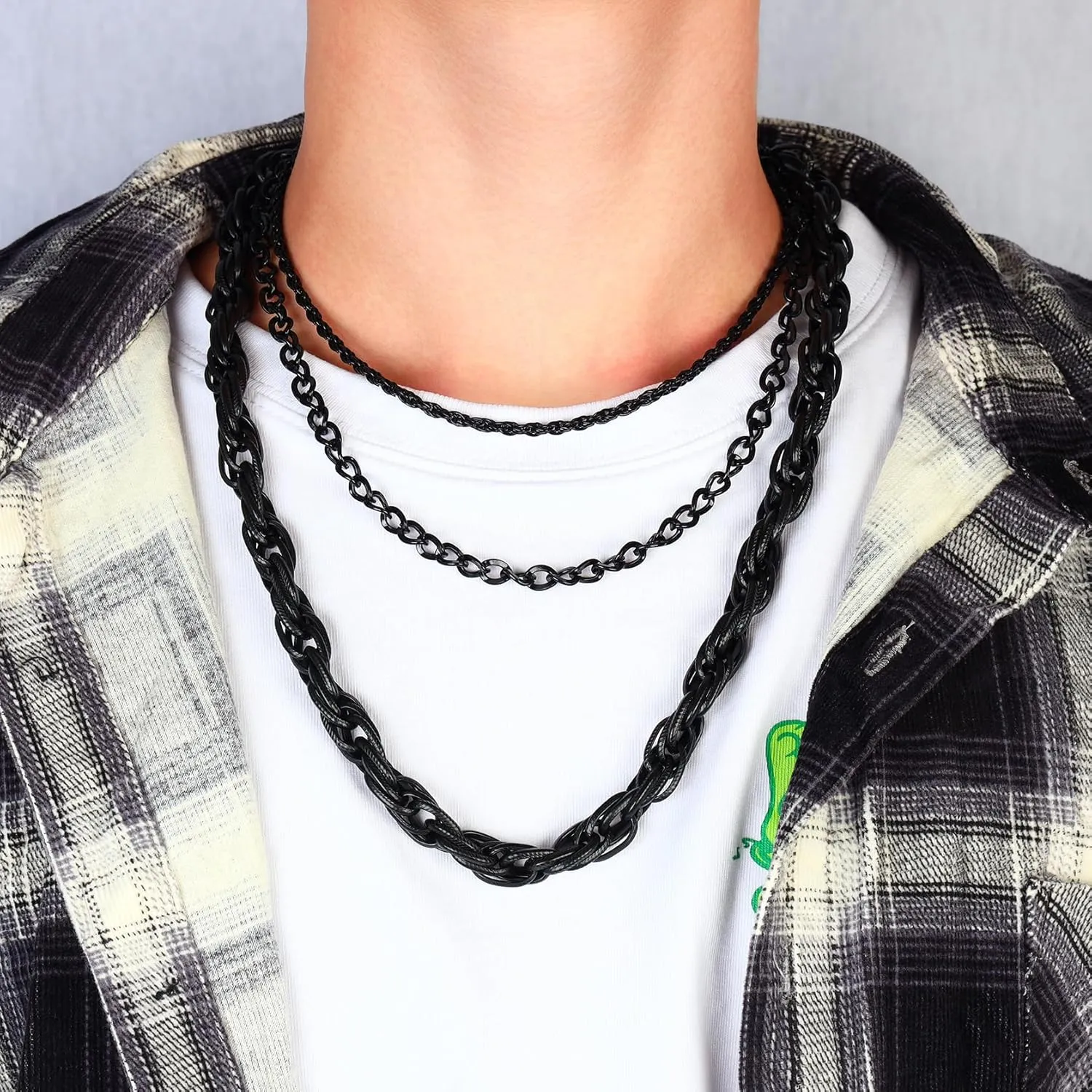 MILAKOO Jeans Chains for Men Hip-hop Emo Biker Cool Chains Belt Unisex Punk Chains for Pants