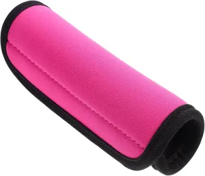 Neoprene Luggage Handle Wraps, Comfort Travel Suitcase Grips Covers Detachable Handle Identifier for Case Stroller Handle-Rosy