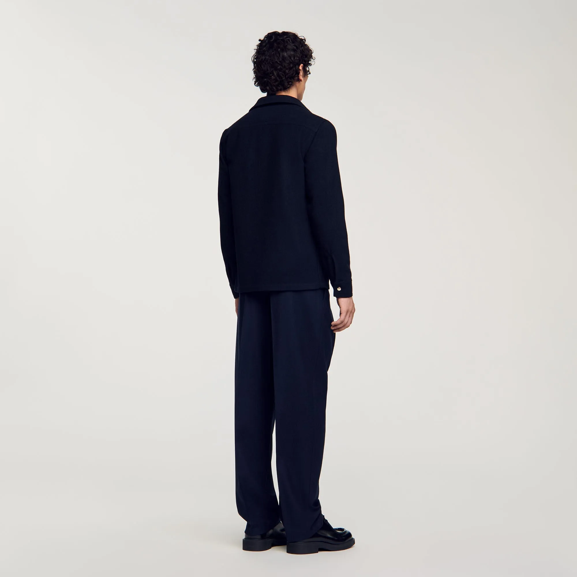 Overshirt Wool Overshirt Wool Navy Blue