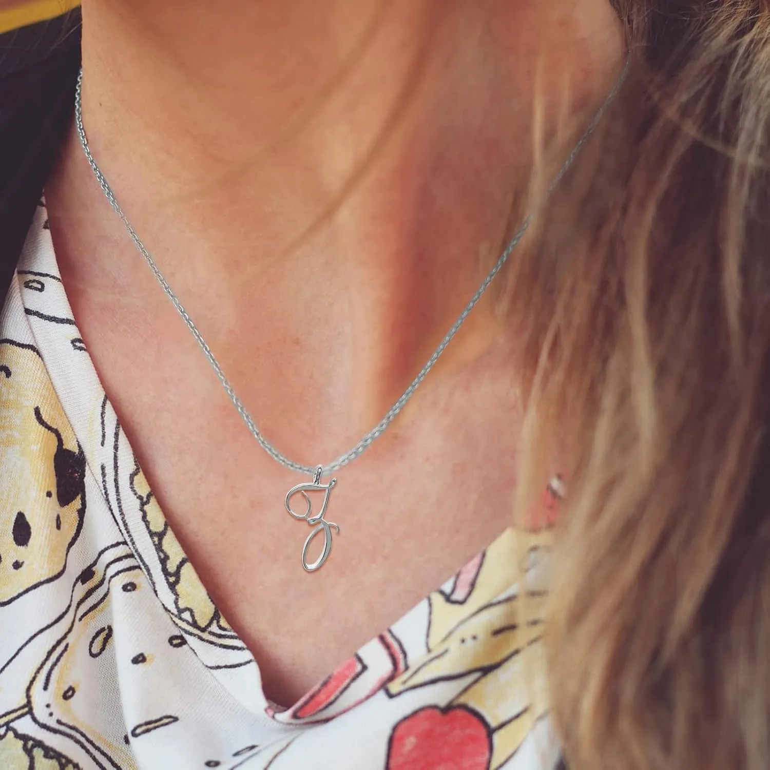 S925 Sterling Silver Initial Necklaces for Women,Dainty 26 Initials Pendant Clavicle Chain Mother's Day Jewelry Gift for Lady