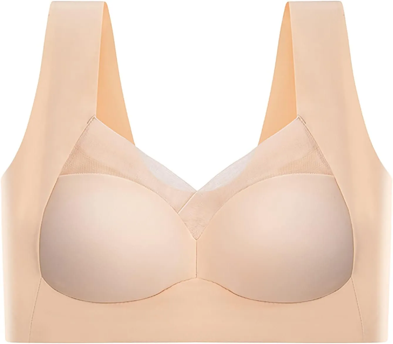 Seamless Sexy Push Up Bras for Older Women Wireless Forme Posture Correcting Sports Bra with Support Bra Seniors 2025