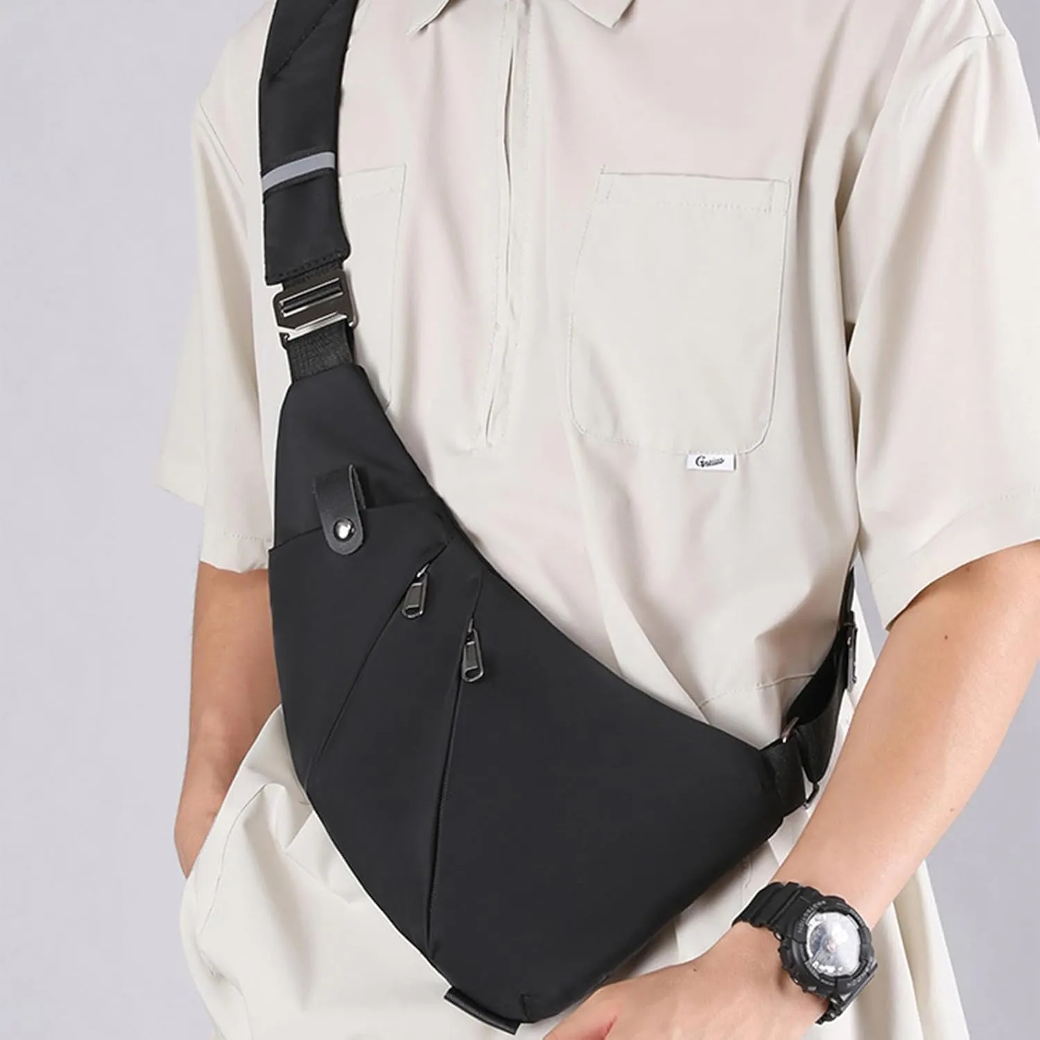 Sling Bag for Women Men Anti-theft Crossbody Bags Trendy Design Satchel Bag Travel Purse