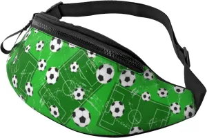Sport Waist Bag For Men Women-Soccer Game Field Fanny Pack-Casual Bum Bags Hiking Running Belt Bags