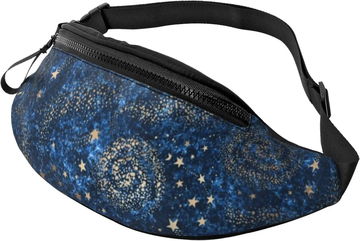 Sport Waist Bag For Men Women Space Galaxy Blue Nebula Fanny Pack Casual Bum Bags Hiking Running Belt Bags
