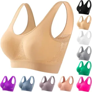 Sports Bras for Women Breathable Cool Liftup Air Bra Seamless Ultra-Thin Comfort Bra Wireless Bras for Women