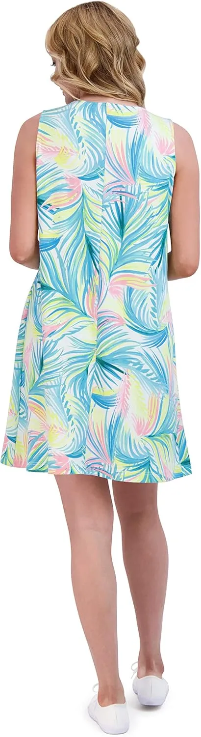 Stella Parker Women's Sleeves UPF Swing Dress