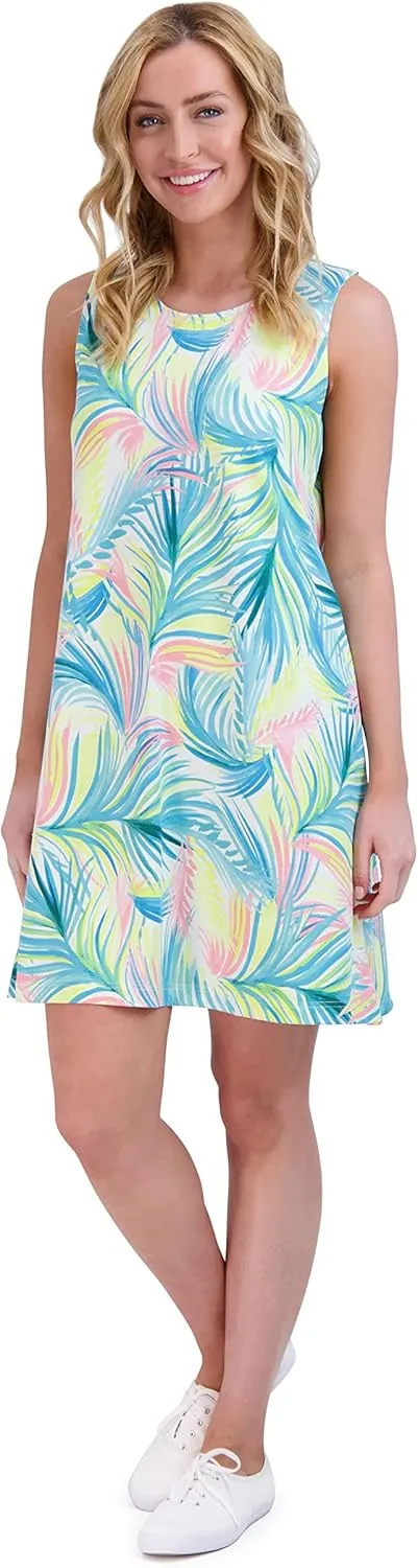 Stella Parker Women's Sleeves UPF Swing Dress
