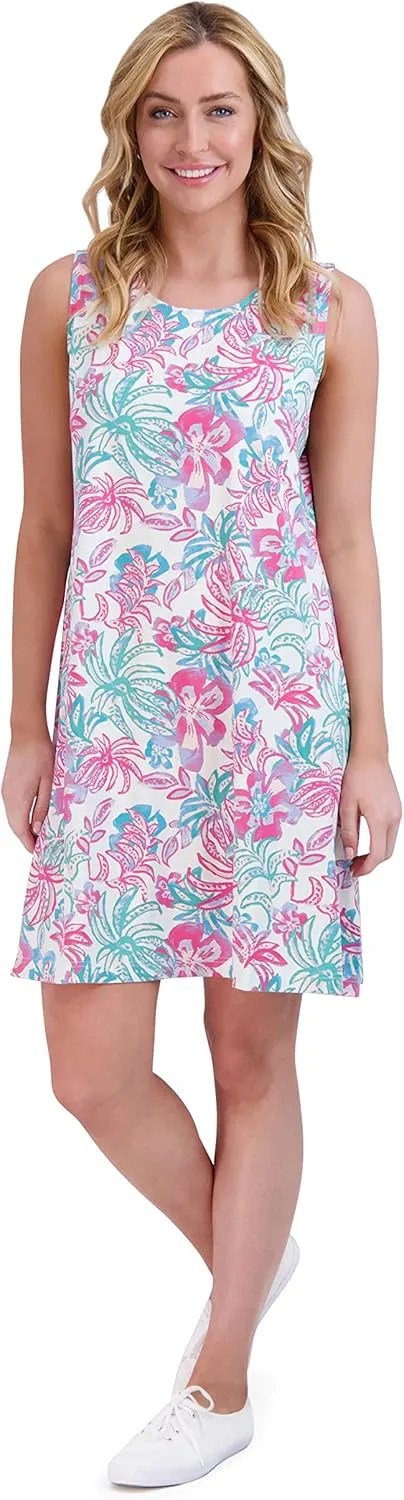 Stella Parker Women's Sleeves UPF Swing Dress