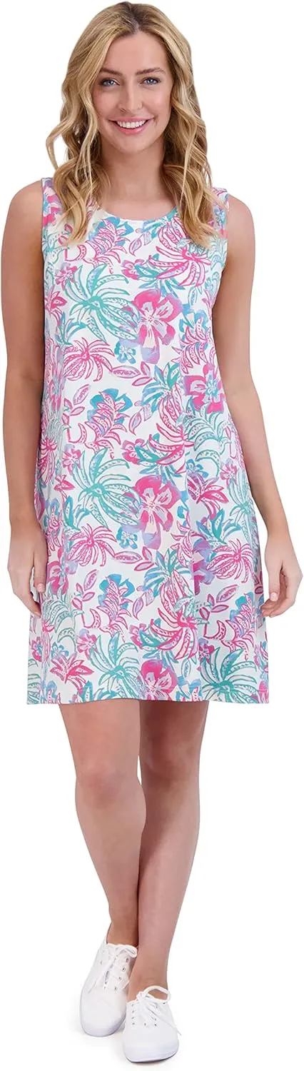 Stella Parker Women's Sleeves UPF Swing Dress