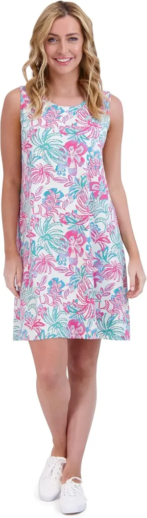 Stella Parker Women's Sleeves UPF Swing Dress