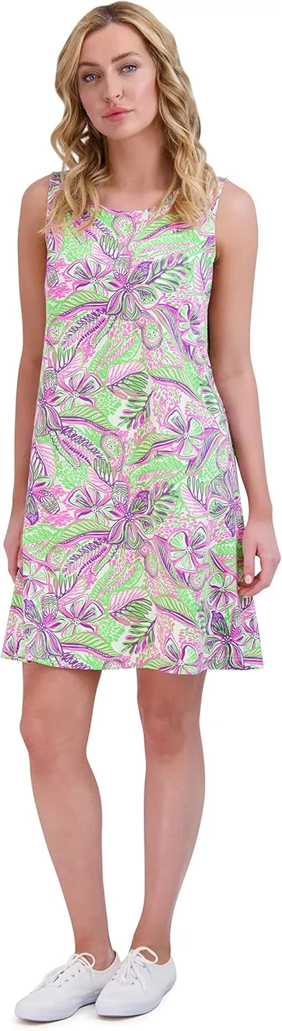 Stella Parker Women's Sleeves UPF Swing Dress
