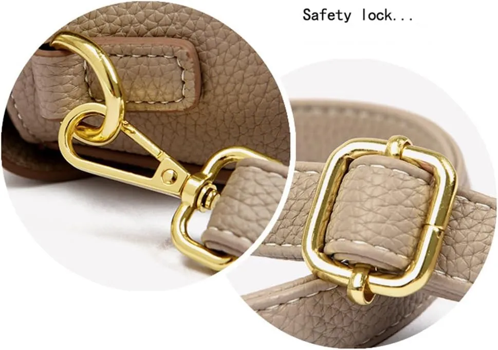 Stylish Small Leather Crossbody Bag for Women - Top Handle Satchel Handbag with Flap Purse Design