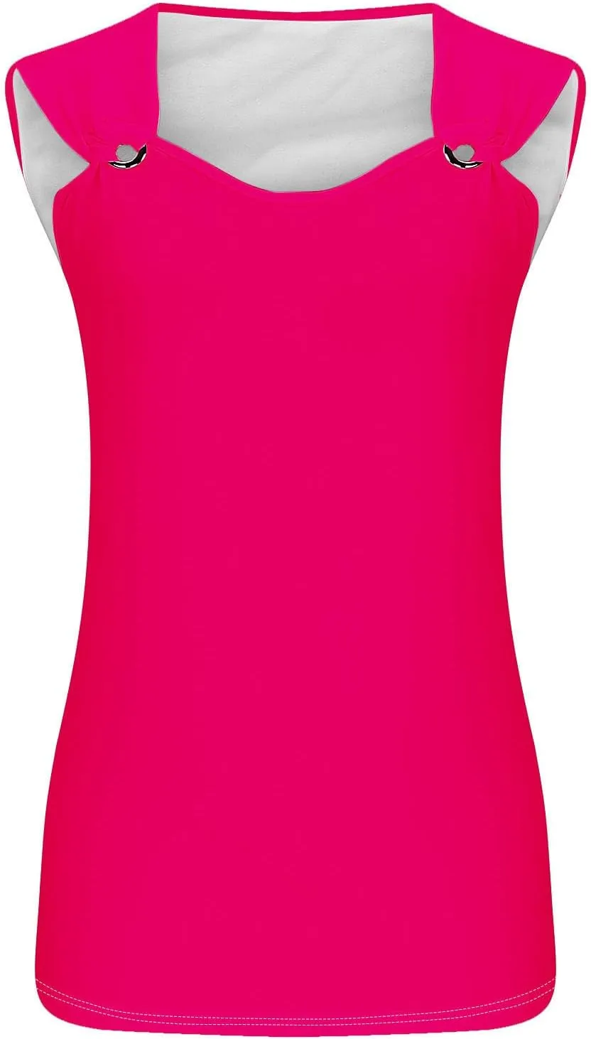 Tank Top for Women 2025 Dressy Casual Summer V Neck Sleeveless Camisole Ring Straps Loose Fit Workout Basic Shirts
