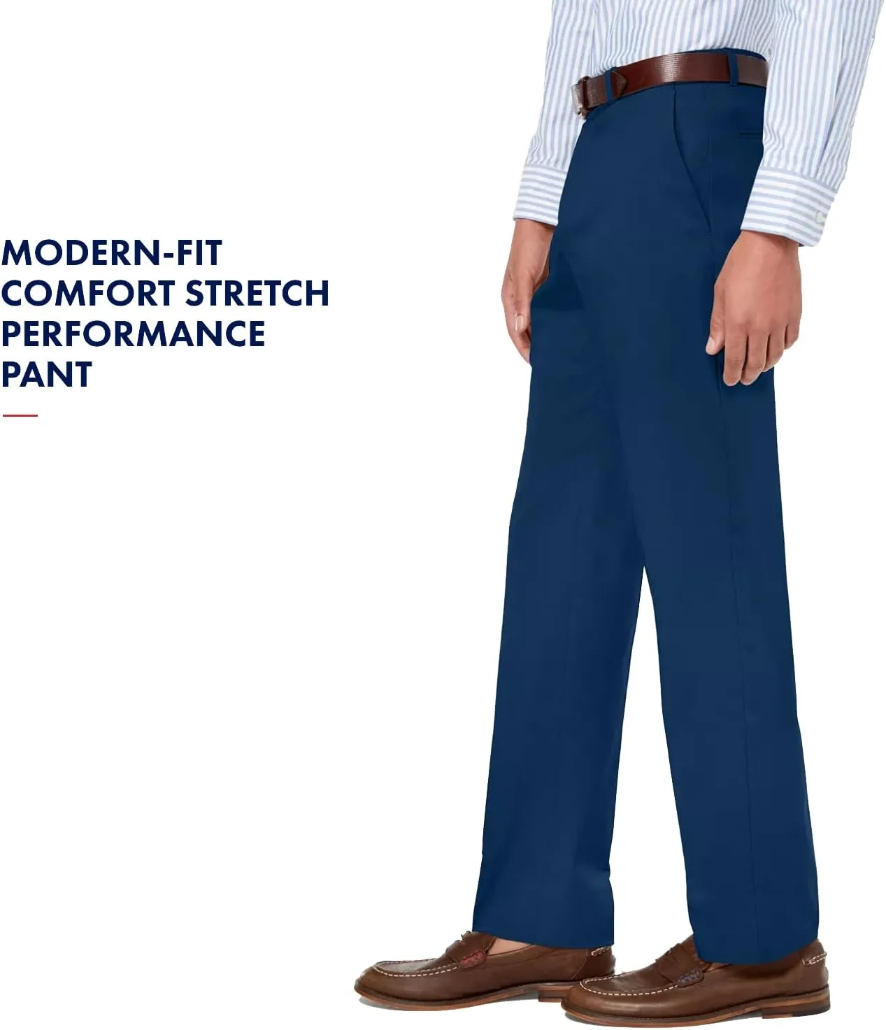 Tommy Hilfiger Men's Classic Stretch Chino Pants  Modern Fit, Wrinkle & Water-Resistant, Versatile & Comfortable