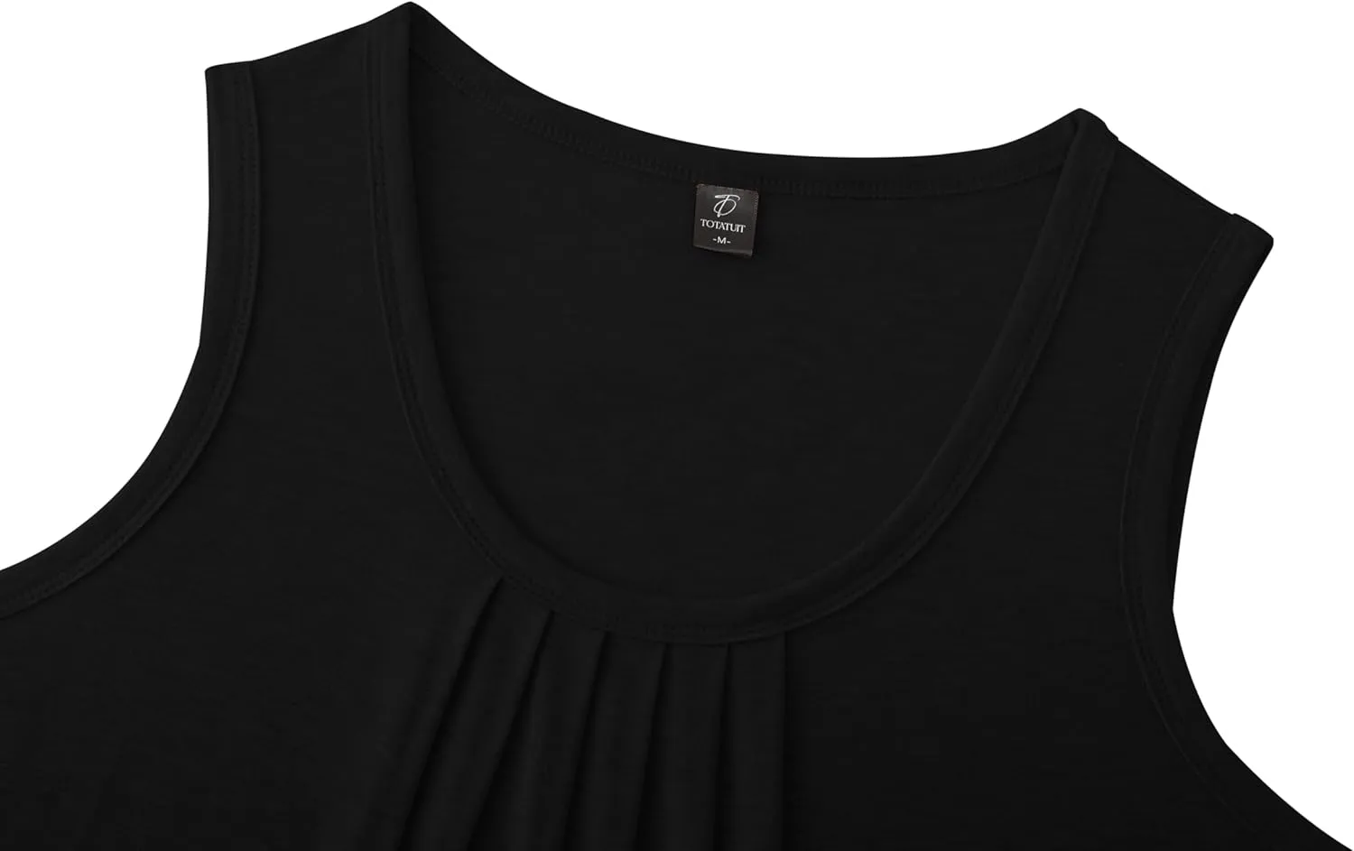 Totatuit Womens Summer Tank Tops 2025 Flowy Sleeveless Tunic Scoop Neck Loose Fit T Shirts Tee Trendy Beach Vacation Outfits