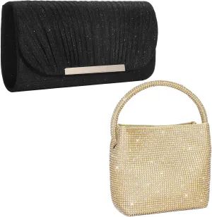UBAYMAX Evening Bag Clutch Purses for Women Lady Girl Handbags Crossbody Bag Wedding Bag for Prom Cocktail Party Wedding Engagement