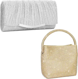 UBAYMAX Evening Bag Clutch Purses for Women Lady Girl Handbags Crossbody Bag Wedding Bag for Prom Cocktail Party Wedding Engagement