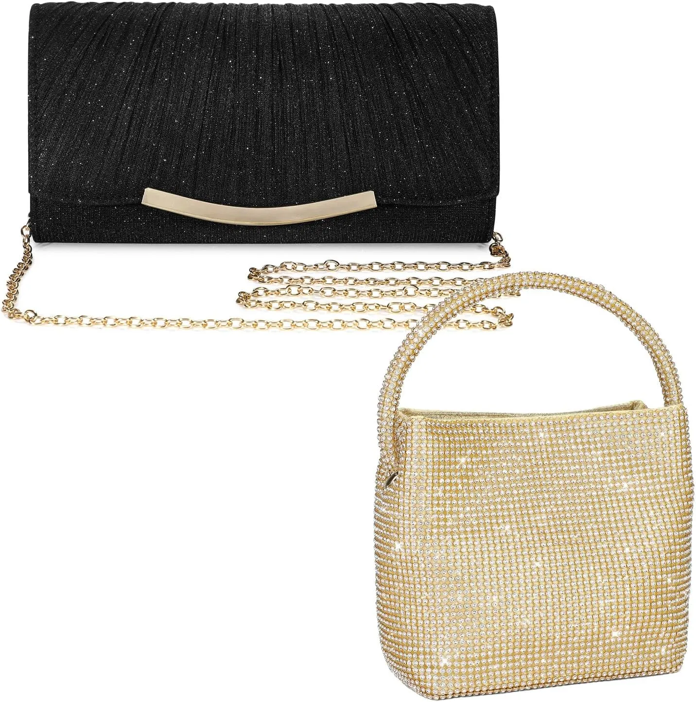 UBAYMAX Evening Bag Clutch Purses for Women Lady Girl Handbags Crossbody Bag Wedding Bag for Prom Cocktail Party Wedding Engagement